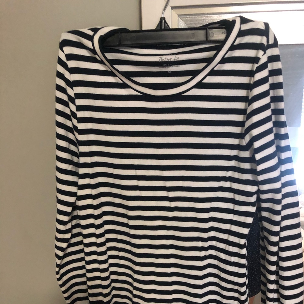 Jcrew striped perfect T